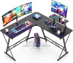Gaming Desk L Shape /Computer Desk With Hutch (Corner )