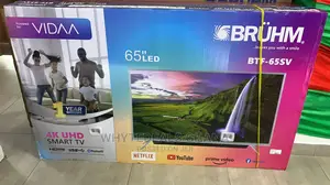 Bruhm 65 Inch Uhd 4K Vidaa OS Smart LED Google Assistant