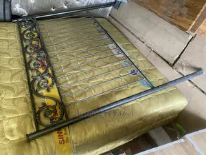 Strong Queen Size Metal Bed With Mattress. Free