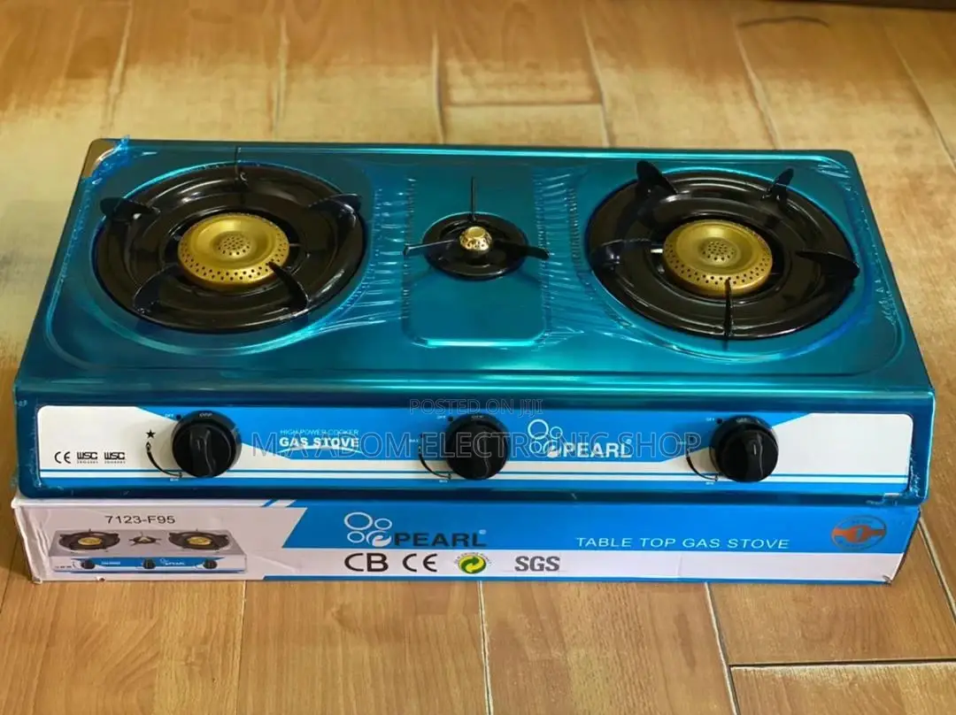 3 Burner Stainless Steel Gas Stove