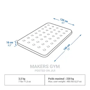 Camping Mattress (Double Inflatable) 2 Person
