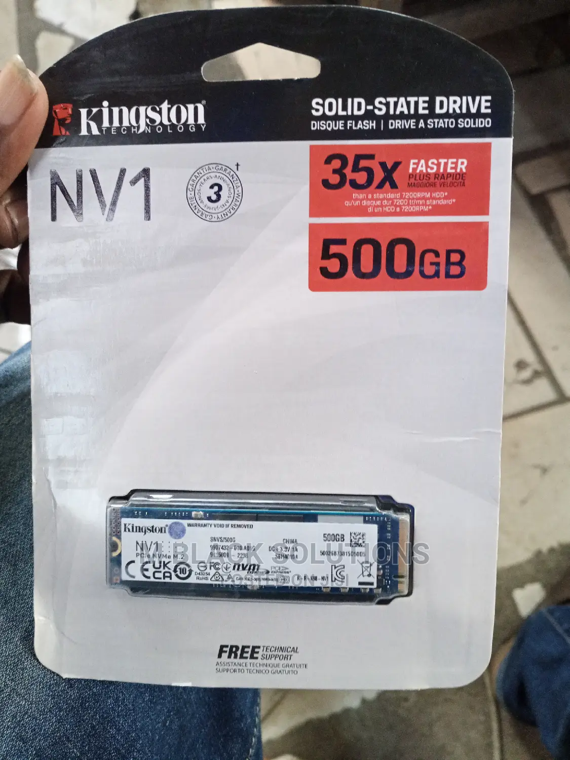 Kingston Ssd Nv1 500gb
