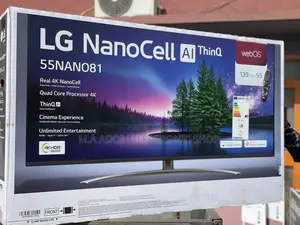 2021 Lg 55” Nano813 Ultra Hd 4K Smart Ultra Slim Tv