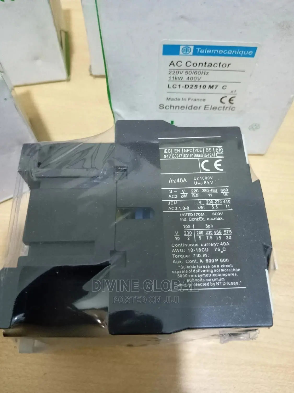 40A Schneider Telemecanique AC Contactors