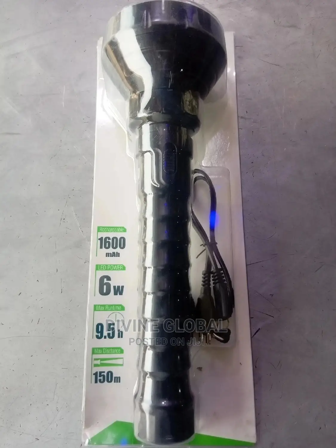 Security Rechargeable Torch Light