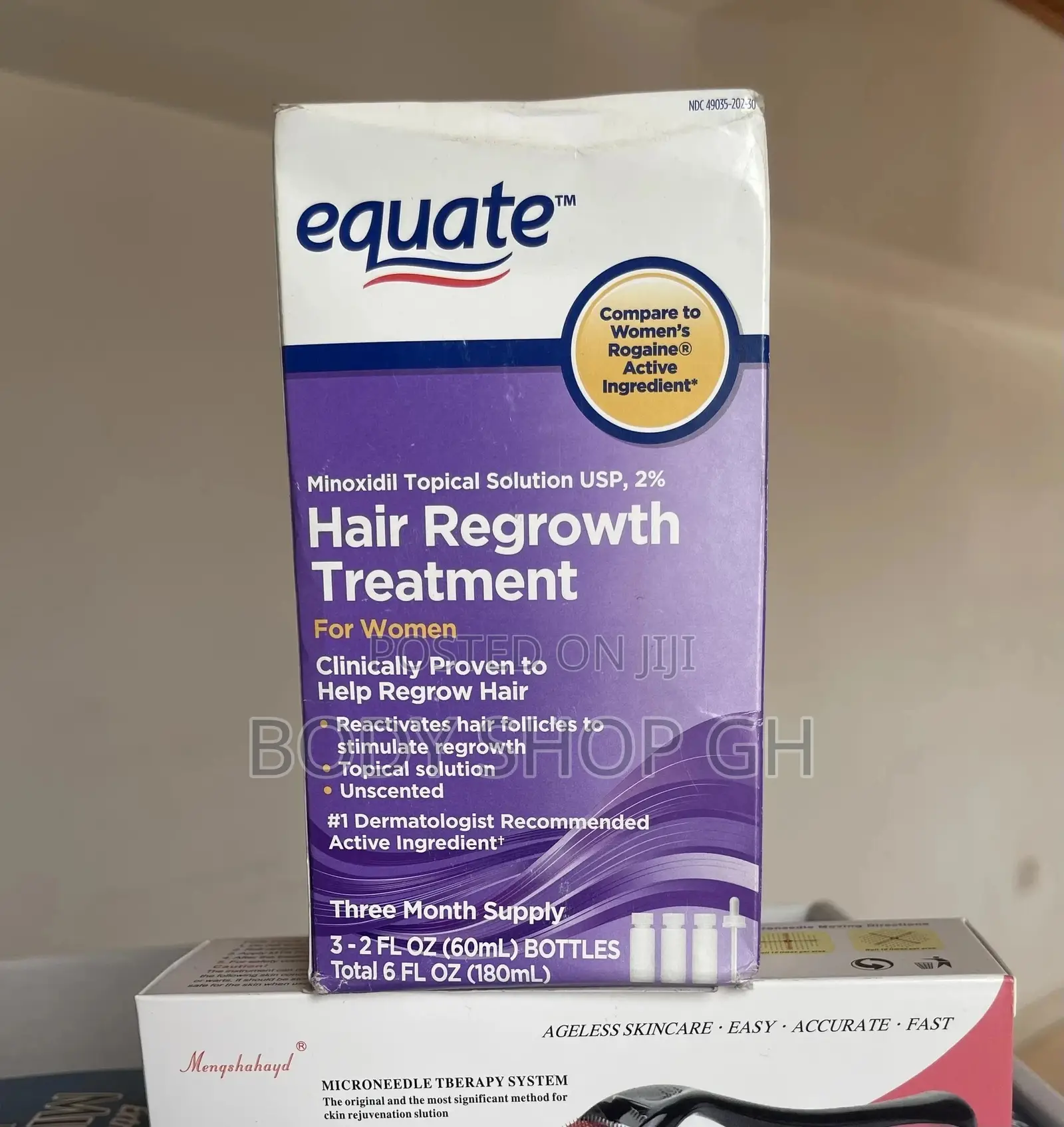 Full Box of Equate Minoxidil- Compare to Women’S Rogaine