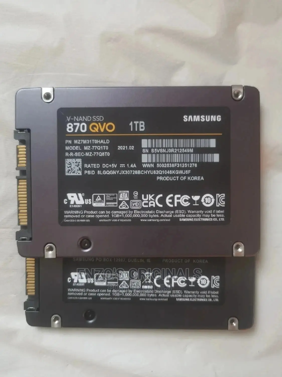 1tb Sata Ssd 2.5inch Best Original Samsung Brand