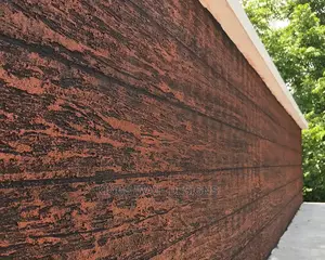 Wall Design Made With P.O.P Cement and Wall Putty