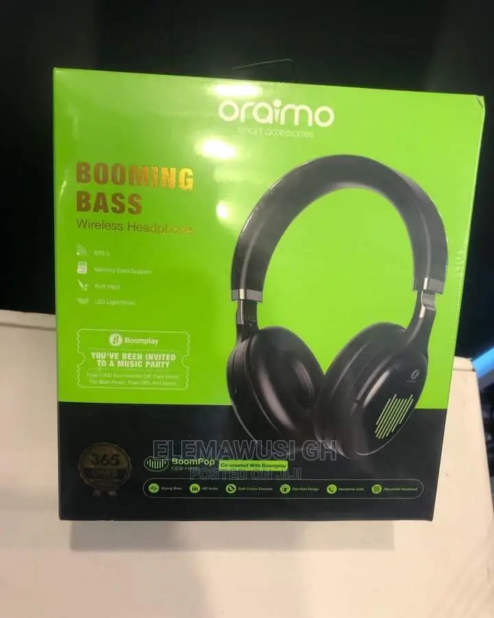 Oraimo Booming Bass Wireless Headphone