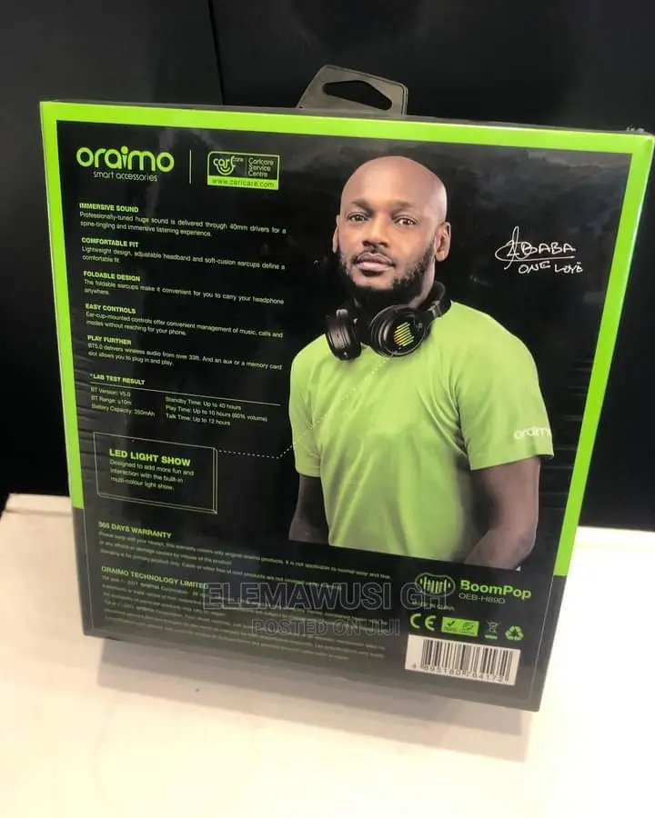 Oraimo Booming Bass Wireless Headphone