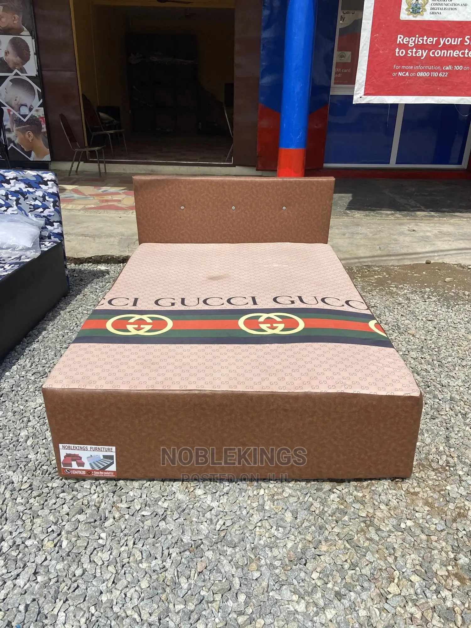 Complete Double Bed With Mattress