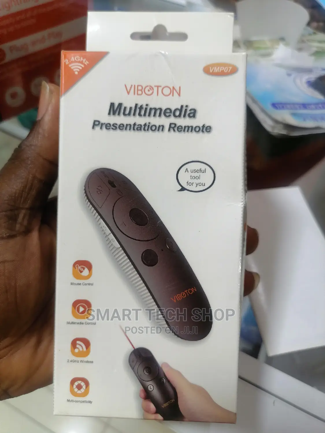 VIBOTON VMP07 2.4ghz Presentation Remote Powerpoint + Mouse