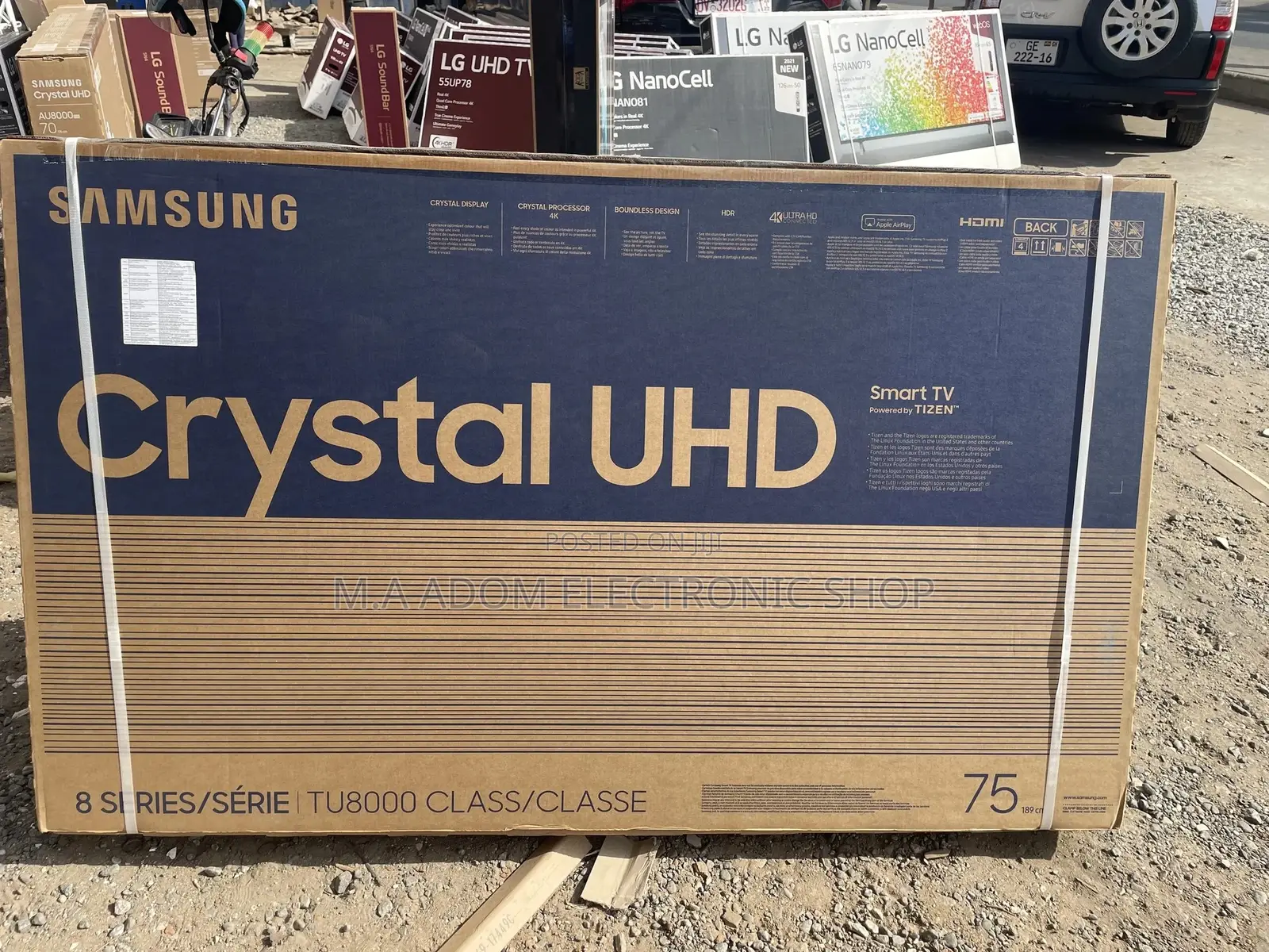 2020 Samsung 75” UHD 4K Series 8 Led Tv
