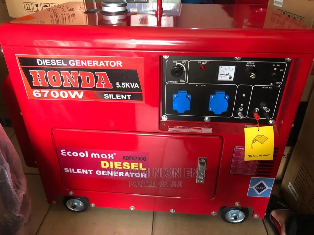 Mid_ Honda 5.5kva Generator