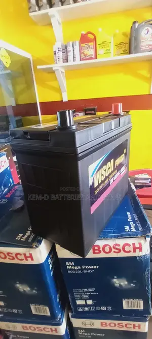 12 Volts 13 Plates 45ah Visca Battery + Free Delivery