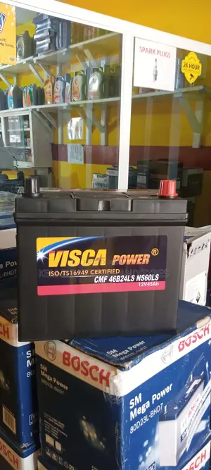 12 Volts 13 Plates 45ah Visca Battery + Free Delivery