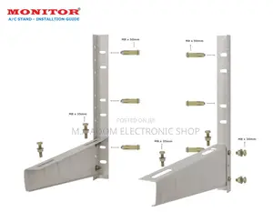 White Colour AC Bracket