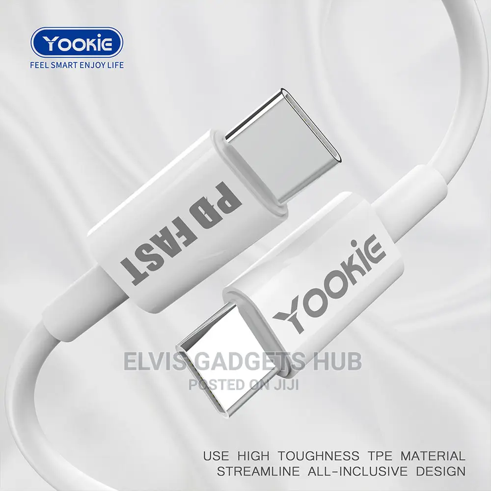 YOOKIE CB7 3A Fast Charging Type C to Type C PD Data Cable