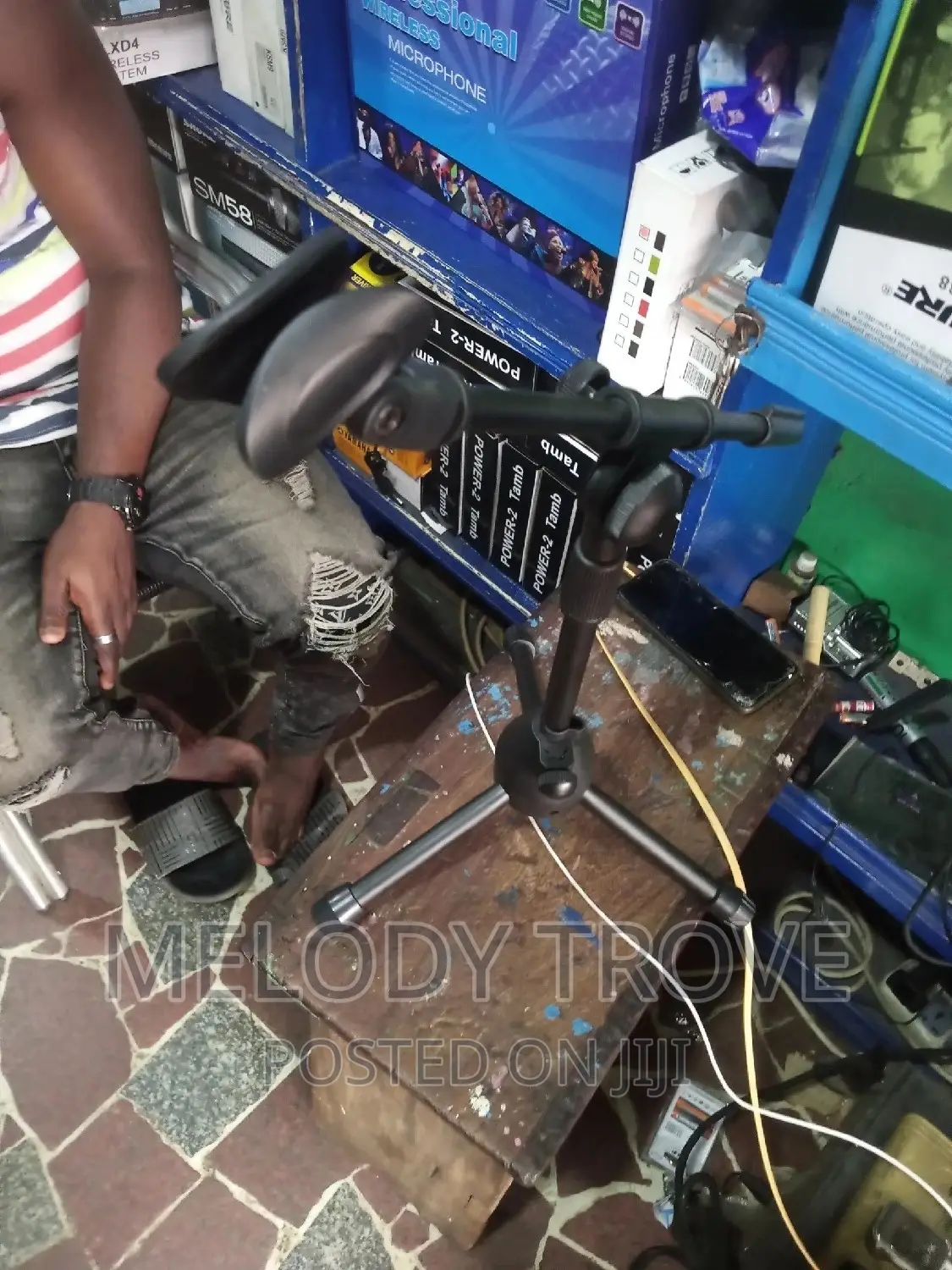 Half Desktop Microphone Stand