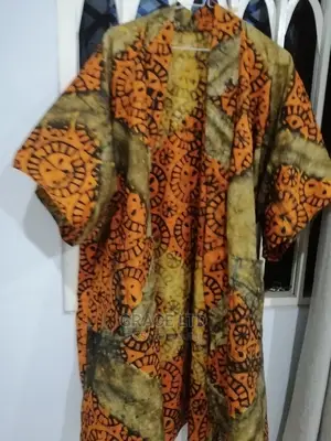 Oversized Tyedye Ankara Kimono