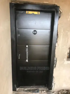 All Black Turkey Full Metal Heavyduty Security Door