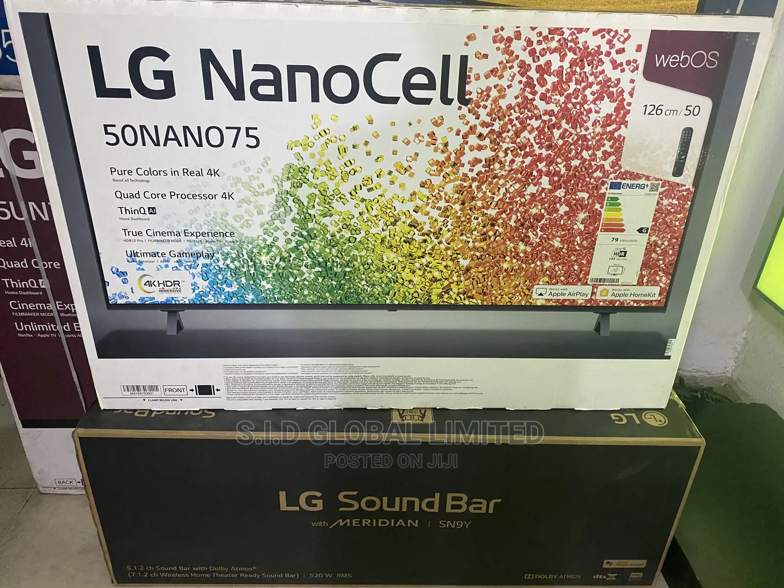LG 50” Nanocell HDR10+ UHD 4K Nano75 (2021) Airplay Netflix