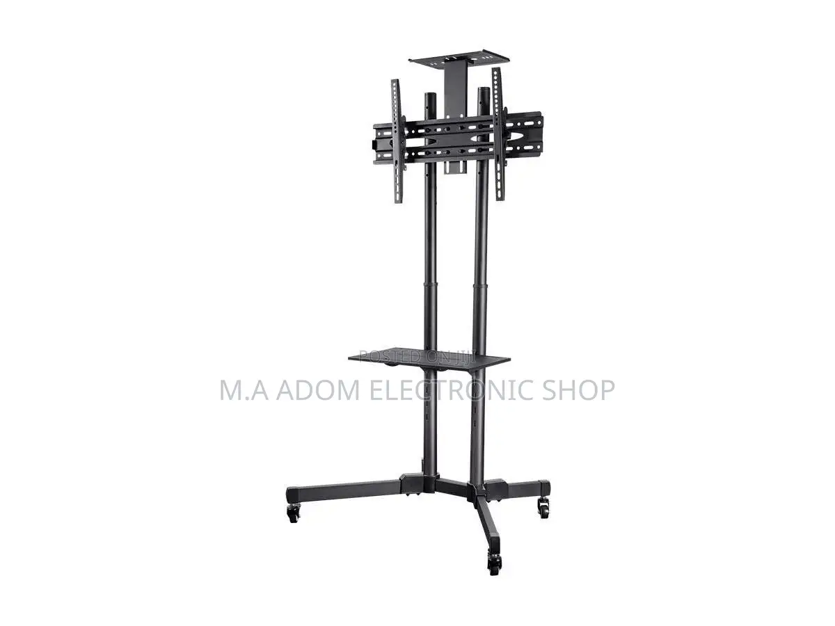 Anti Rust Tv Stand With Wheels 32”-70”
