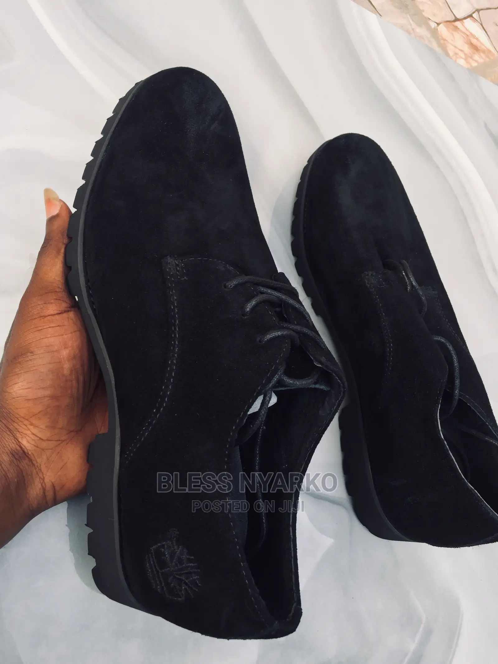 Suede Shoes (Black Timberland Low and Top High Top)