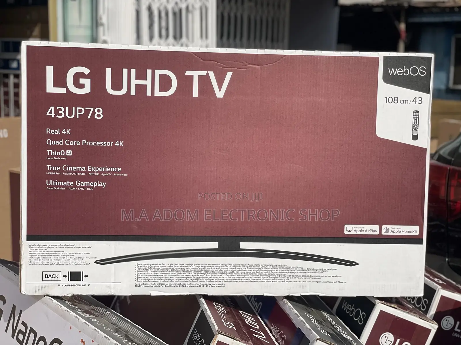 Fresh in Box With 1 Year Warranty Lg 43”Smart Tv