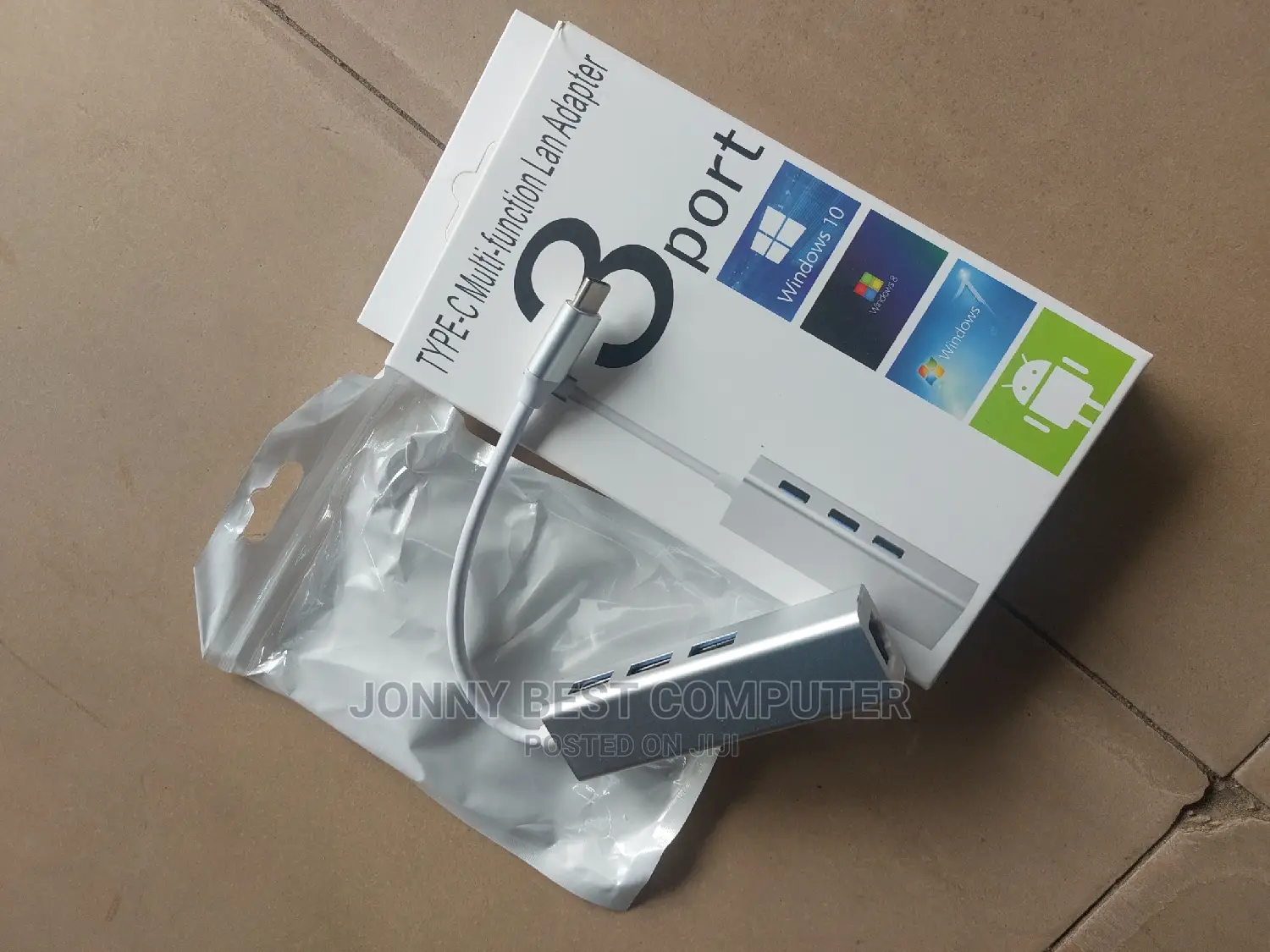 Type C USB Hub With Lan Adapter