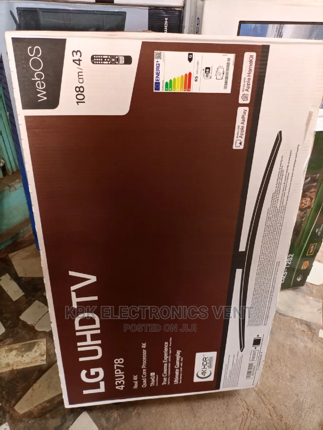 Lg 43" Smart 4k( 43up77006)Uhd Satellite Digital Led