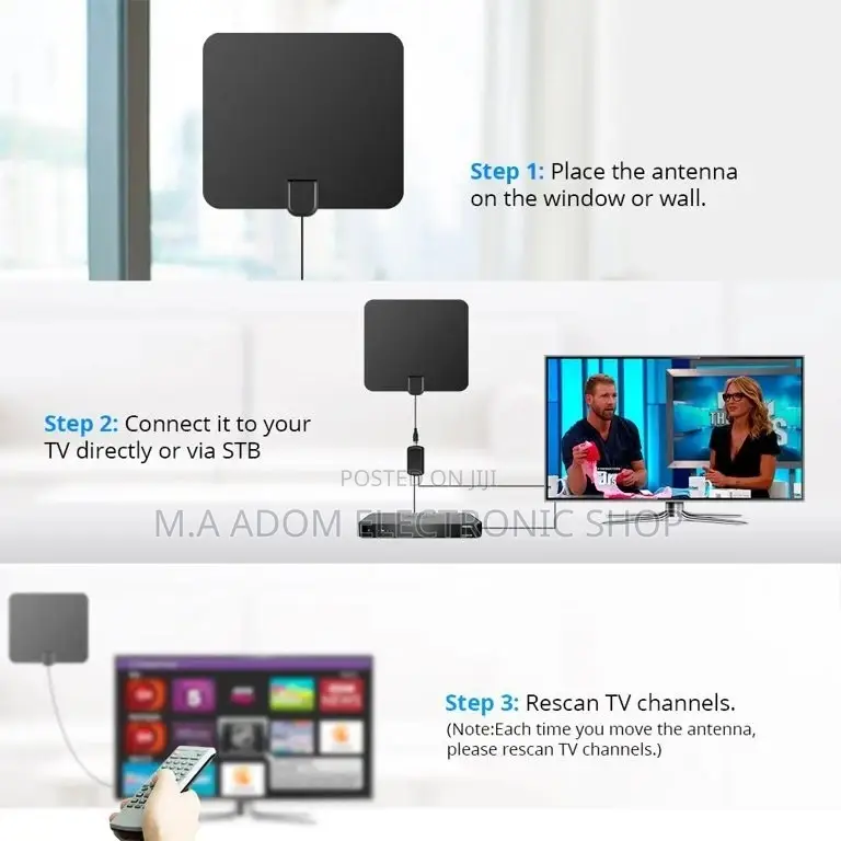 Easy to Use Indoor Digital Free Air Antenna