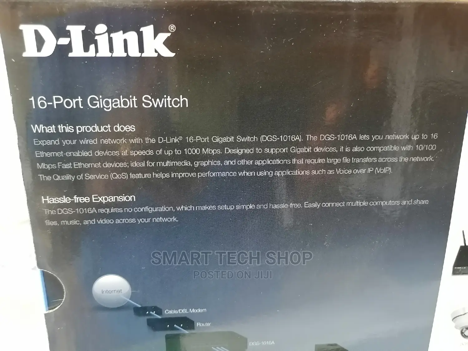 16 Port Dlink Desktop Gigabit Switch