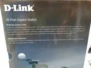16 Port Dlink Desktop Gigabit Switch