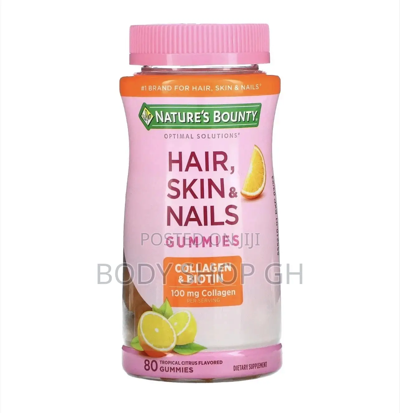 Nature’S Bounty Hair,Skin Nails Gummies( Biotin +Collagen)