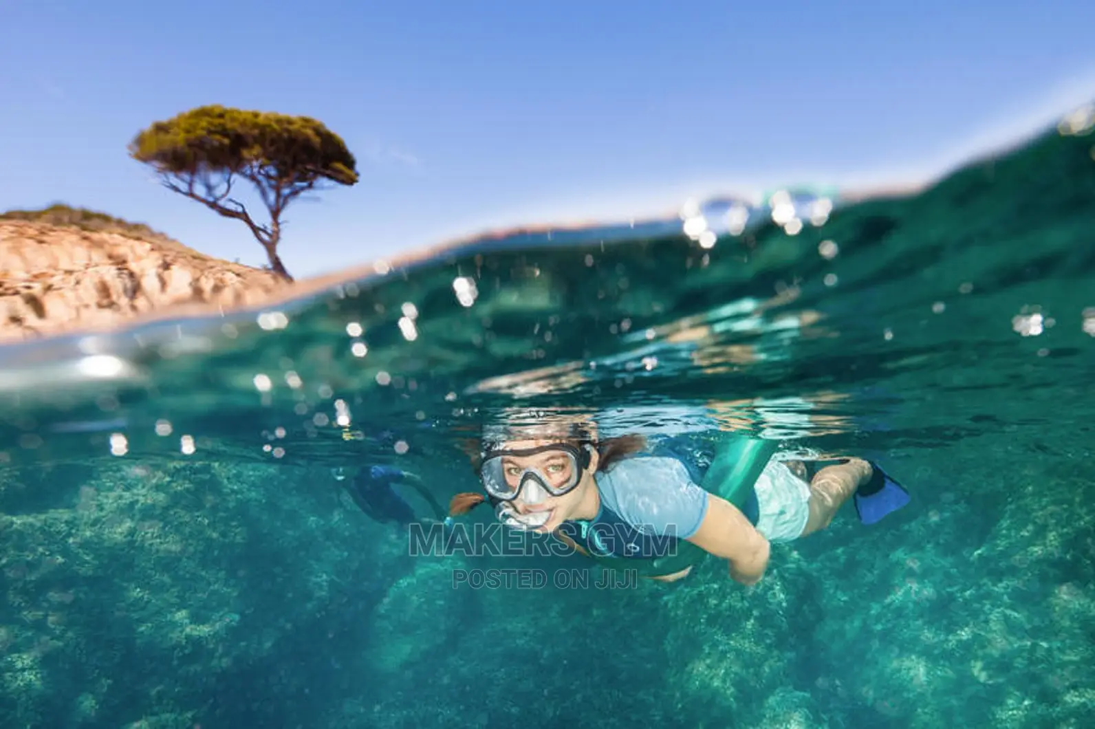 Adult’S Diving Snorkelling Fins Mask