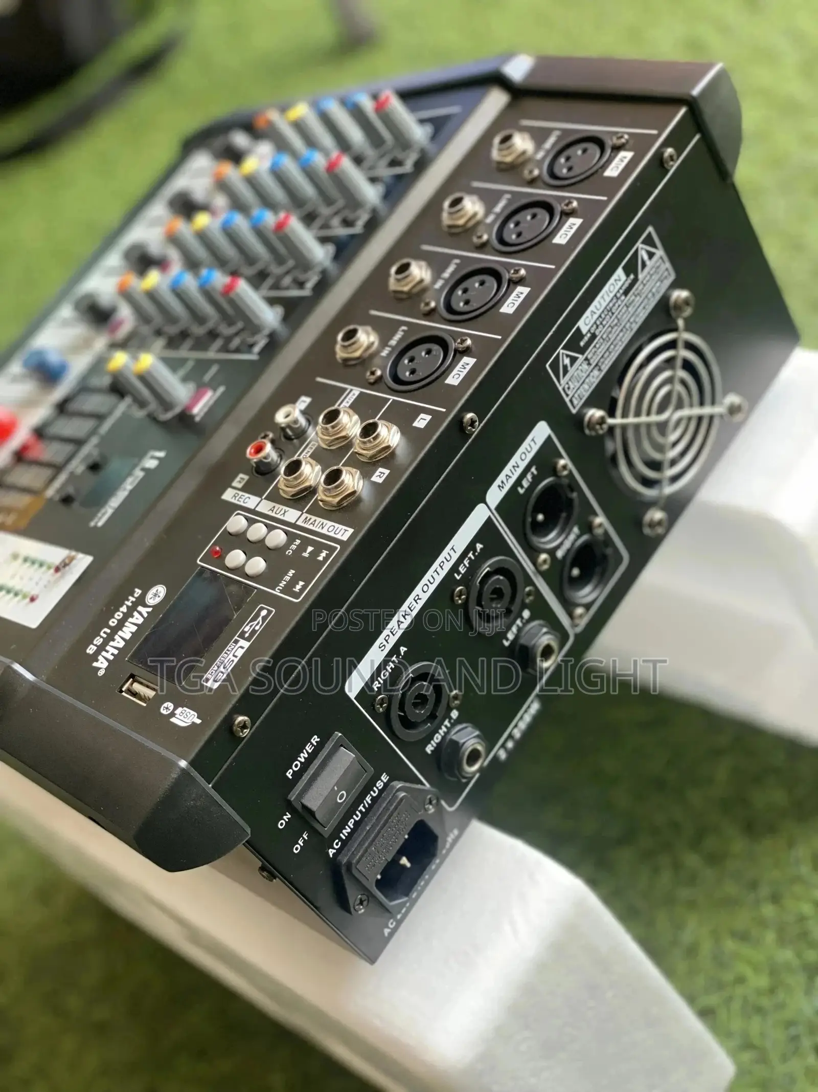 4 Channel Mixer With Amplifier
