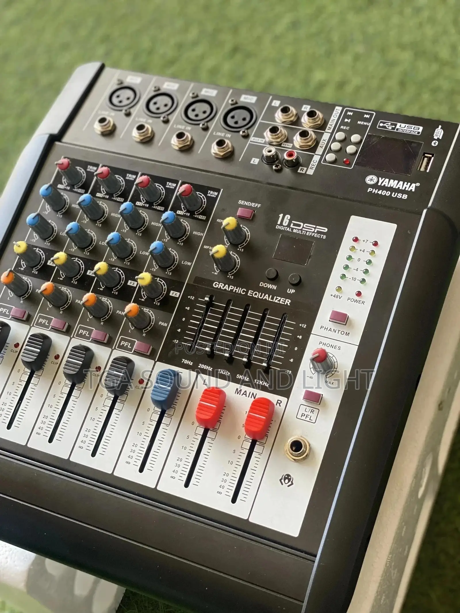 4 Channel Mixer With Amplifier