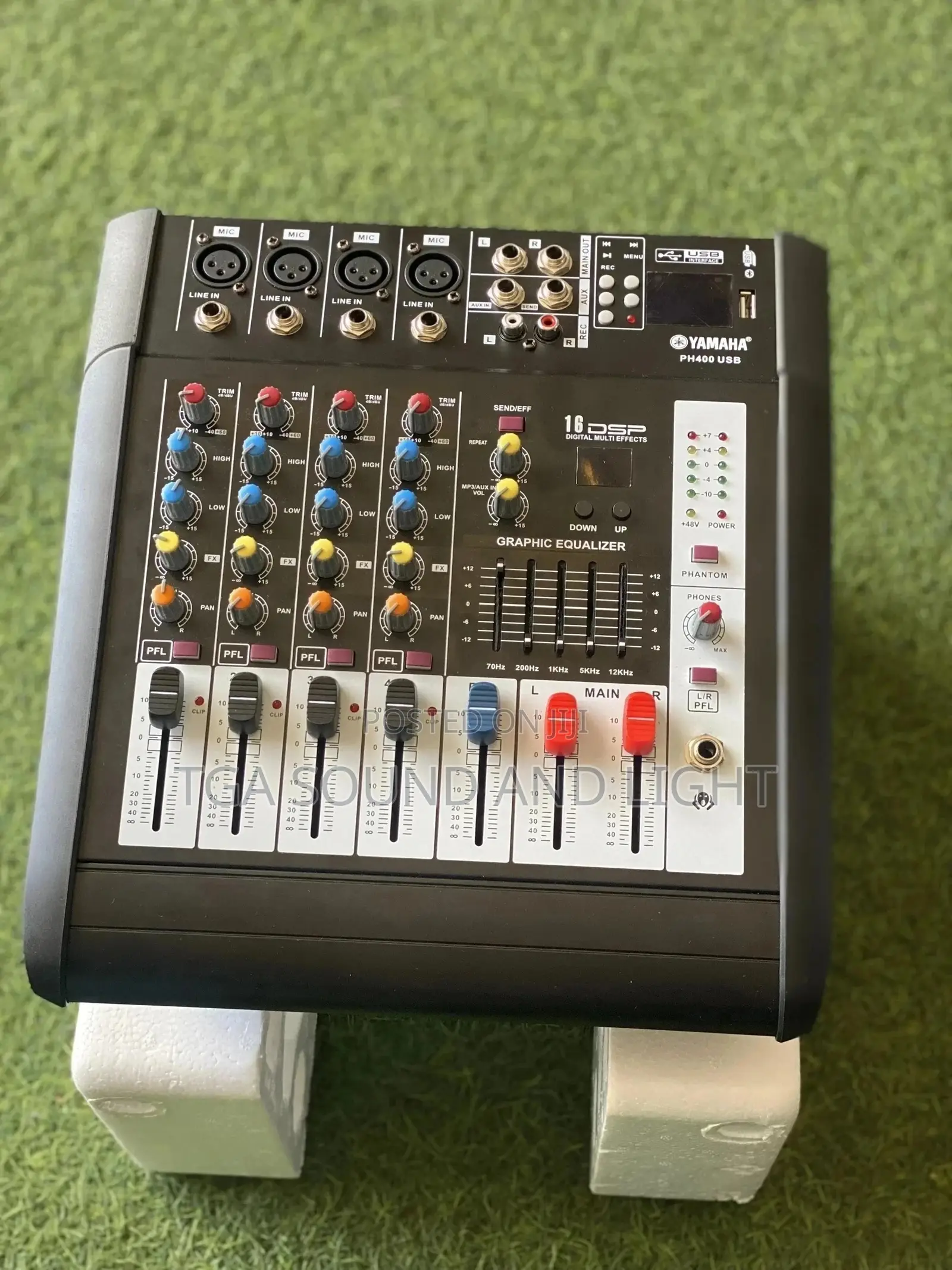 4 Channel Mixer With Amplifier