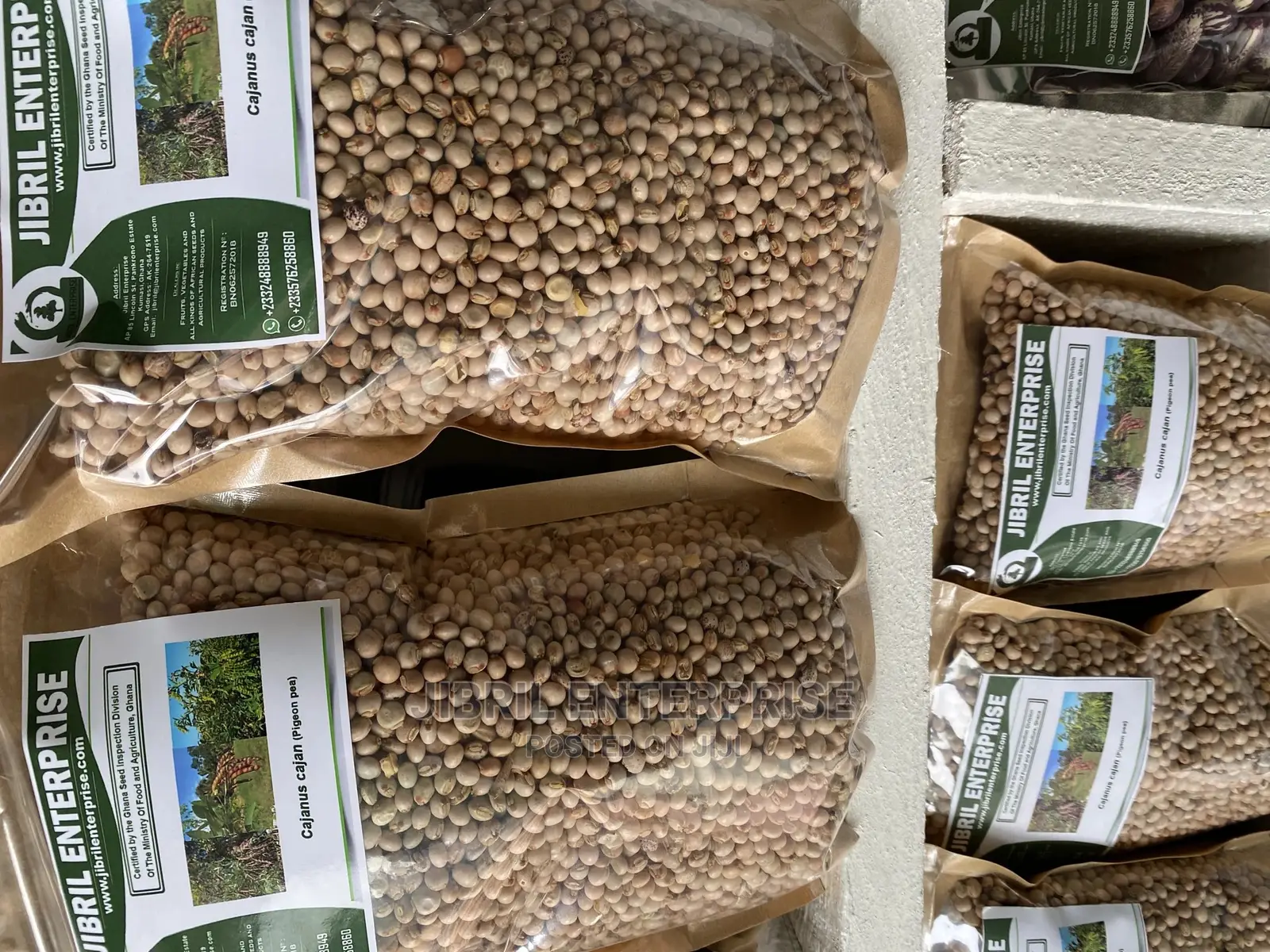 White Pigeon Pea(Cajanus Cajan), 1kg /50gh