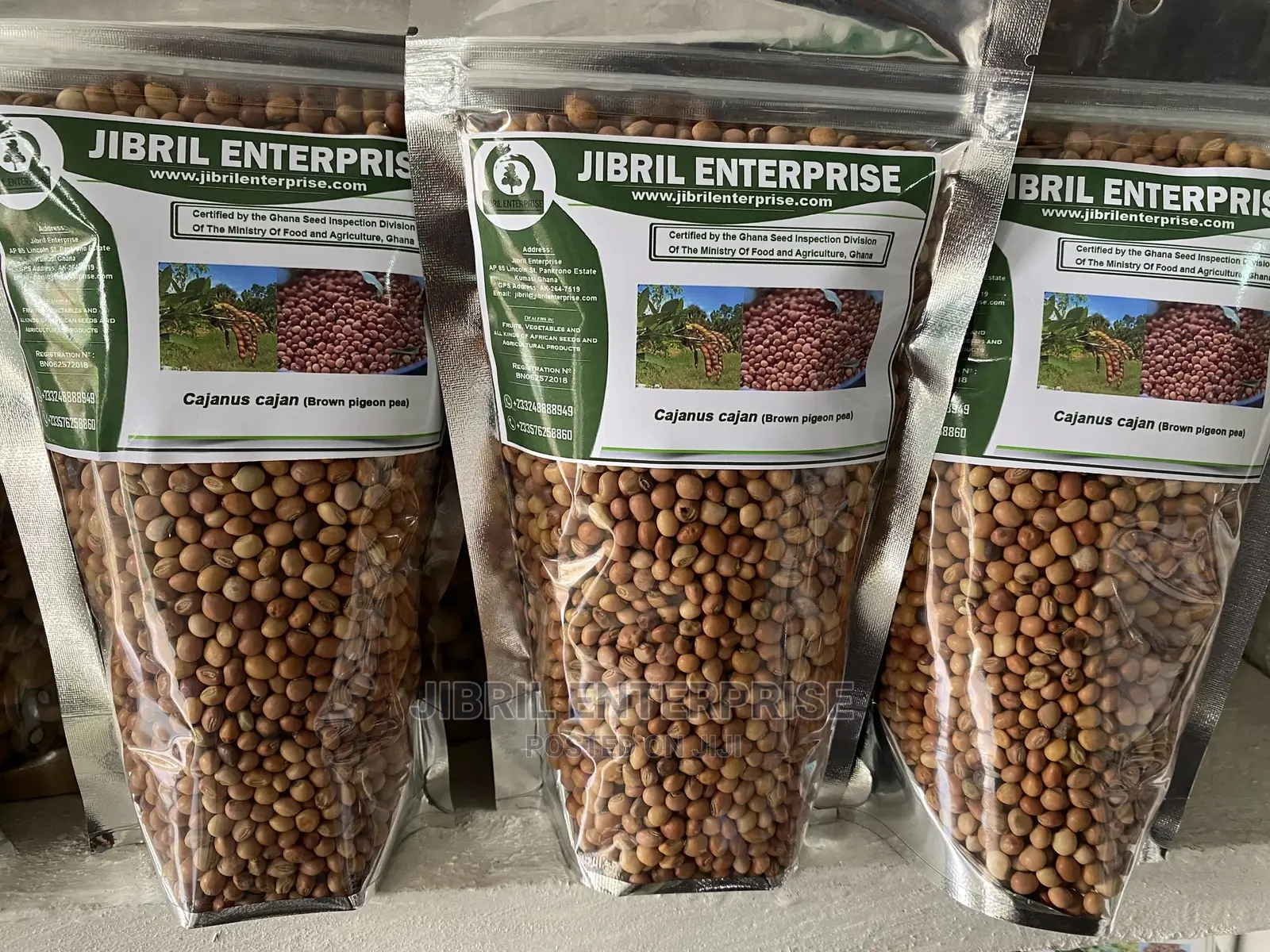 Brown Pigeon Pea, 1kg /45gh