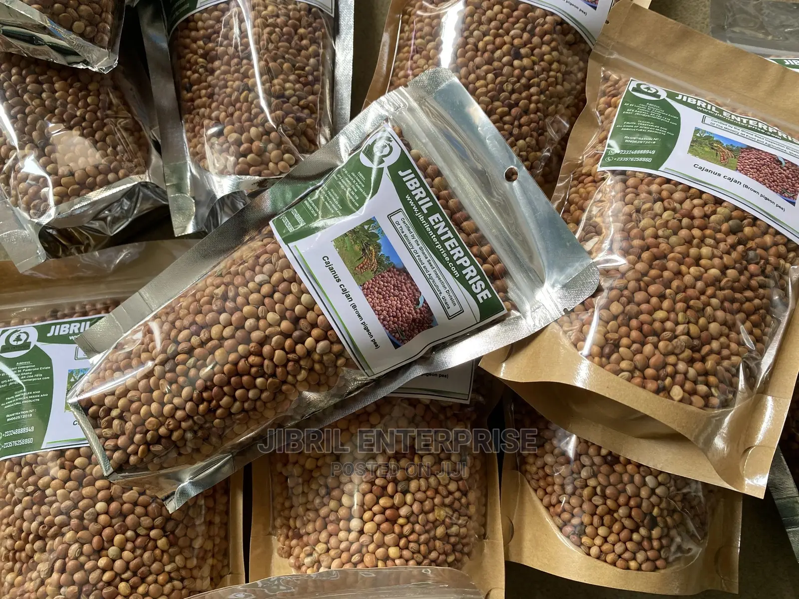 Brown Pigeon Pea, 1kg /45gh