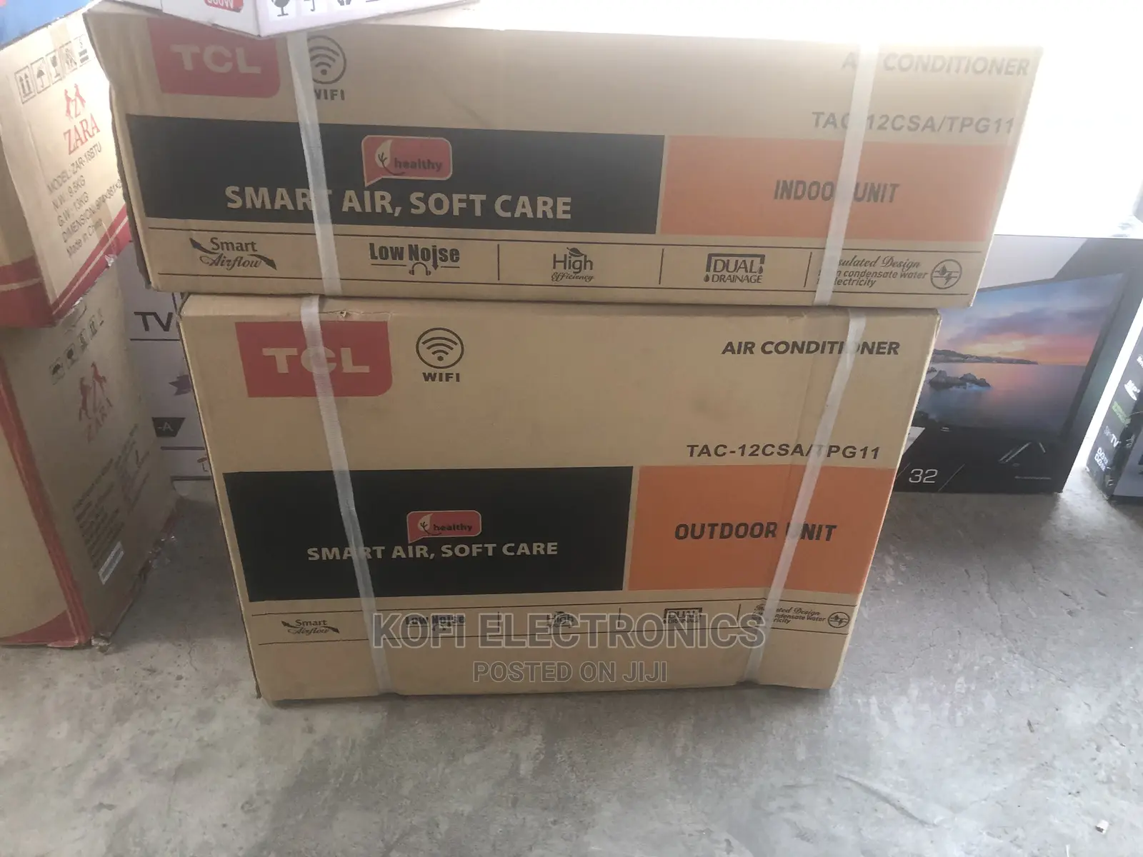 Wi-Fi TCL Air Conditioner 1.5 HP (3 Star ) R410 Gas AC