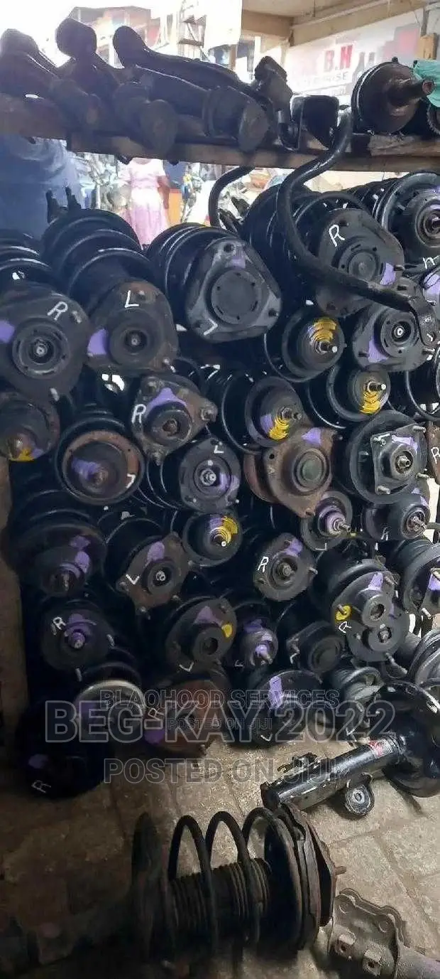 All Shock Absorbers, Hub and Steering Rags (Motor)