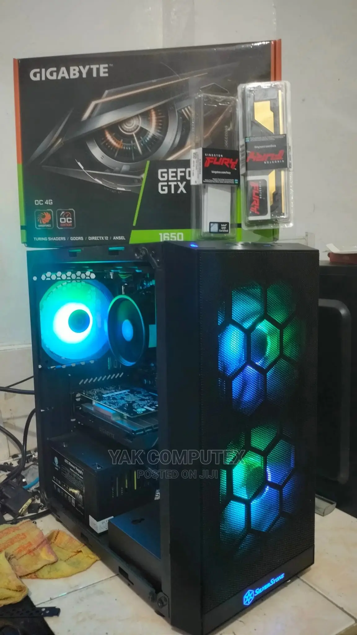 New Desktop Computer MSI Model 16GB Intel Core I7 SSD 256GB