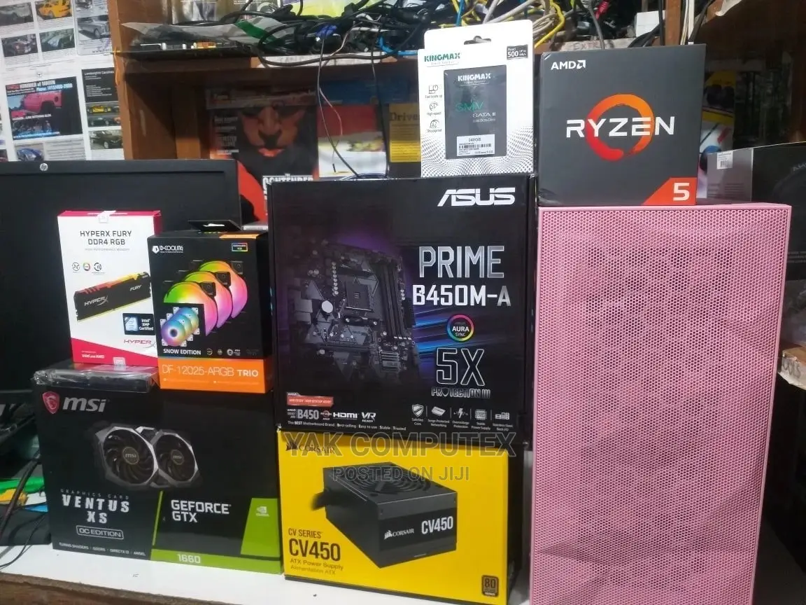 New Desktop Computer MSI Gaming 24 6QE 4K 16GB AMD Ryzen SSD 256GB
