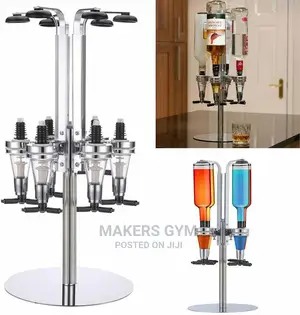 6 Bottle Stand Mounted Dispenser