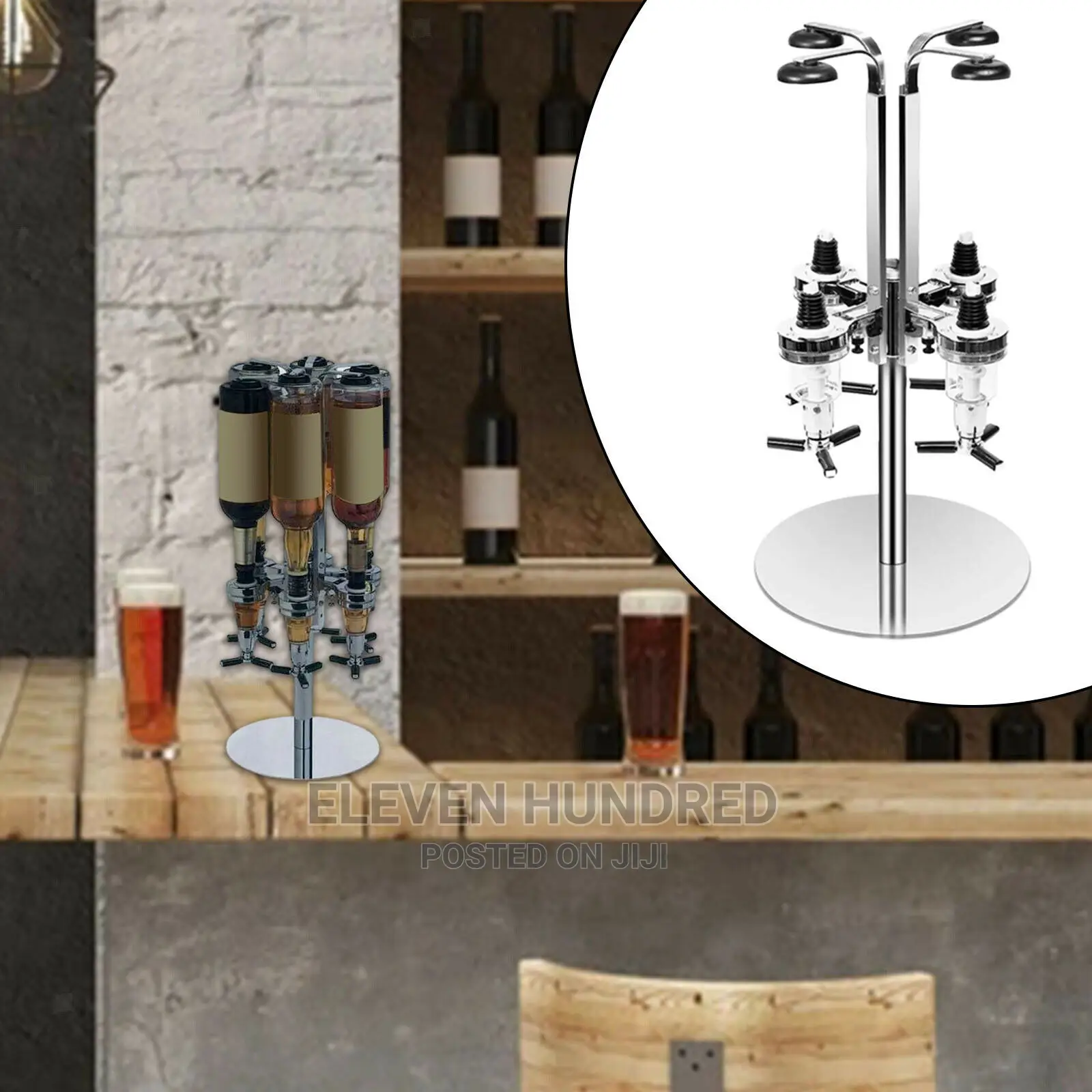 6 Bottle Liquor Dispenser