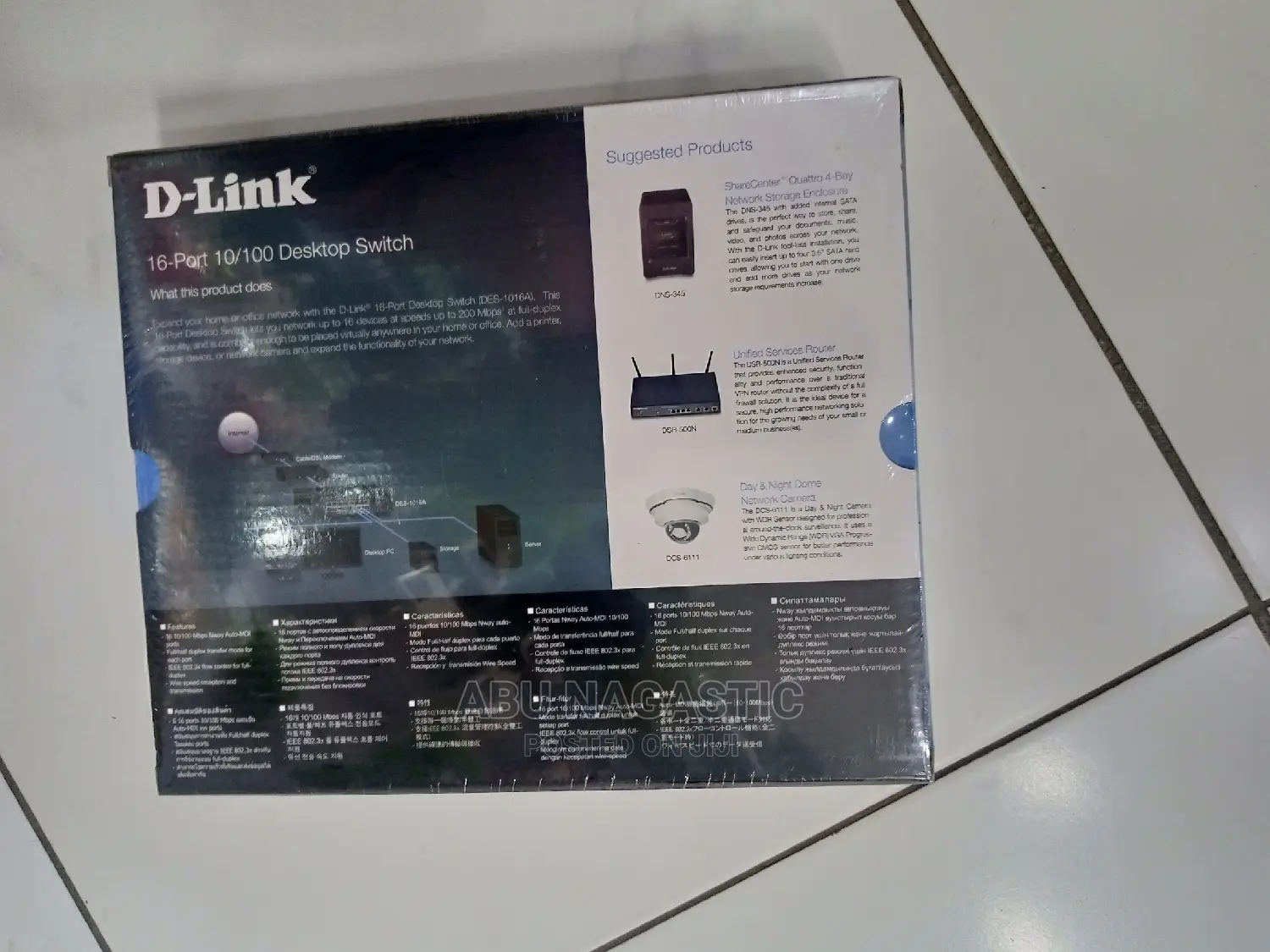 D-Link 16 Port 10/100mbps Desktop Switch