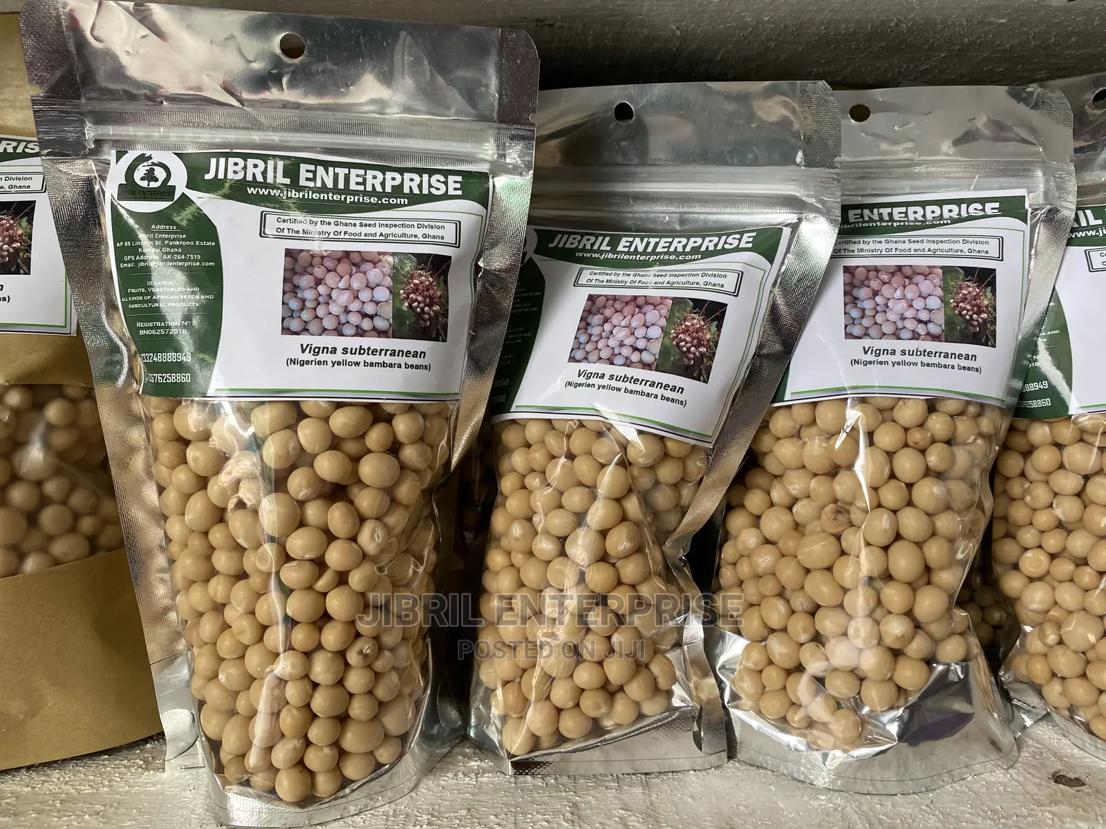 Nigerien Yellow Bambara Beans